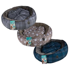 Pet Bed - Round with Reverse Cushion, size 60cm
